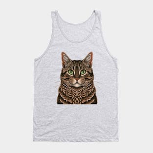 Cat Zoning Out Tank Top